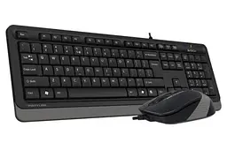 Комплект Fstyler Sleek Multimedia Comfort F1010, Black/Grey, клавіатура+миша A4Tech teh0020657 - мініатюра 3