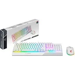 Комплект клавіатура + миша MSI Vigor GK30 Combo UA White [S11-04UA302-CLA] [122965] - мініатюра 14