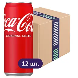 Упаковка напою Coca-Cola безалкогольний сильногазований 3.96 л (0.33 л х 12 шт.)