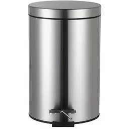 Відро для сміття Zerix Solo-TC0205 SS Color з плавним закриттям кругле 5 л нержавійка (ZX5888) 