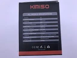 Портативна Bluetooth колонка Kimiso KMS-138 бездротова колонка з радіоприємником фм бумбокс - мініатюра 6