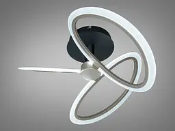 LED-люстра стельова Diasha WG5144/3 45W, 3 світлові петлі, 3 кольори світла, Ø54 см - мініатюра 4
