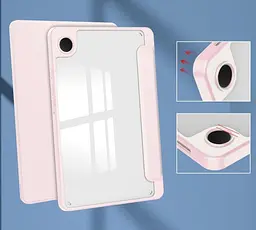 Чохол TPUCristal SlimTPU Spen holder для Samsung Galaxy Tab A11 8.7 X130 X135 Світло-рожевий - мініатюра 5