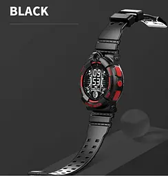 Смарт-годинник дитячий Wonlex KT25 з камерою WI-FI GPS SIM-карта відеодзвінок Black (17771-hbr) - мініатюра 2