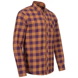 Сорочка Blaser Active Outfits Men’s Shirt Joshua M Ocker and purple checked - мініатюра 2