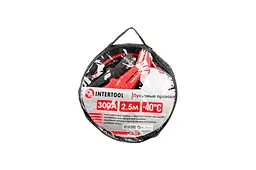 Провід прикурювання пусковий Intertool 300 A x 2.5 м AT-3041 - мініатюра 4
