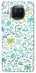 TPU чохол Demsky Dino pattern для Xiaomi Mi 10T Lite / Redmi Note 9 Pro 5G