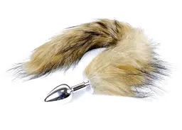 Анальна пробка - Fox Tail Brown XL - мініатюра 7