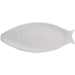Блюдо Led Fish Shape у формі риби 34x14.5 см біле (B010815)