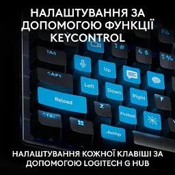 Клавіатура Logitech G PRO X TKL RAPID Gaming (L920-013233) Black (920-013233) - мініатюра 5