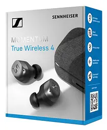 Навушники бездротові Sennheiser Momentum True Wireless 4 чорний графітовий (6971496) - мініатюра 9