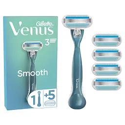 Бритва Venus Smooth з 5 змінними картриджами (7702018363490) - мініатюра 2