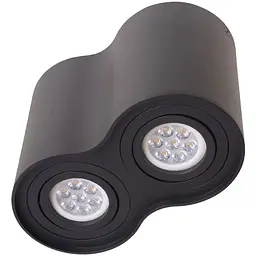 Підсвічування тубус Brille AL-726/2 GU10 BK IP20 MR16 26-846