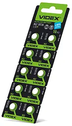Батарейка годинникова Videx AG 2/LR726 BLISTER CARD 10 шт VIDEX (23422-000) - мініатюра 2