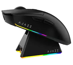 Игровая мышь Ajazz AJ-139B MC V2 Wireless/Bluetooth/USB ESports Gaming 12000dpi 35G Black - мініатюра 13