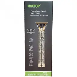 Машинка для стрижки бороди Maxtop M98 з насадками, акумуляторна, окантовочна - мініатюра 6