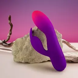 Вібратор-кролик Rocks Off G Glo-Girl 17.1 см фіолетовий - мініатюра 6