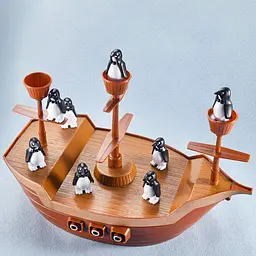 Настільна інтерактивна гра Ummi 707-61 Pirate Boat Balancing Game Brown - мініатюра 3