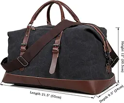 Дорожня сумка Vintage 55х19.5x24 см sum0012538 - мініатюра 10