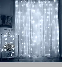 Гірлянда Xmas LED Водоспад 3м х 2м, 320 LED, теплий білий світ XPRO 320-W (47648-3839_322) - мініатюра 1