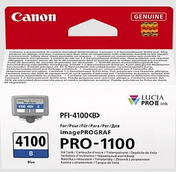 Картридж струменевий PFI-4100 imagePROGRAF PRO-1100 Blue Canon teh0015060 - мініатюра 2