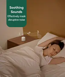 White Noise Sound Machine - Портативна машина для сну, Звукова машина для подорожей для дорослих дітей, 16 природних - мініатюра 3