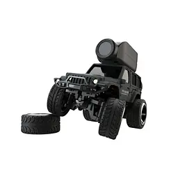 Міні FPV машинка на радіокеруванні KFPLAN KF32 1:64 4WD з Wi-Fi камерою (Чорний) - мініатюра 4