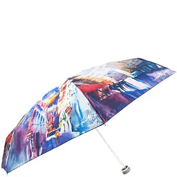 Жіноча складана парасолька механічна Art Rain 93 см різнобарвна - мініатюра 2