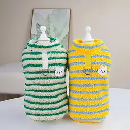 Флісовий светр Derby Yellow Stripe для собак, котів і цуценят - мініатюра 7