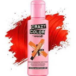 Тінт-фарба для волосся Crazy Color відтінок 60 помаранчевий 100 мл
