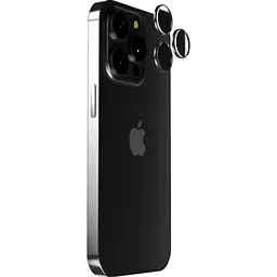 Захисне скло на камеру iLera FocusPro Lens для Apple iPhone 16 Pro/16 Pro Max Black Titanium (iLFPBl16PR) [122678] - мініатюра 2