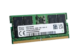 Оперативна пам'ять SK Hynix 16GB SODIMM DDR5 5600MHz (HMCG78AGBSA095N) Б/В - мініатюра 2