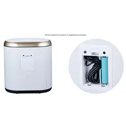 Відро для сміття сенсорне овальне Mixxus Premium Topper-TC0112 12л white MI7082, Білий - мініатюра 7