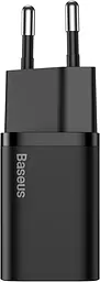 Мережевий зарядний пристрій Baseus Super Si 1C 25W EU Set with Type-C to Type-C black (TZCCSUP-L01) - мініатюра 4