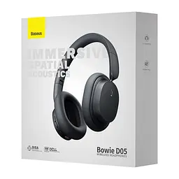 Бездротові накладні навушники Baseus Bowie D05 Wireless Headphones Grey (NGTD020213) - мініатюра 6