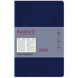 Щоденник Axent Partner City Soft 2026 синій 145 х 210 мм (8821-26-02-A)