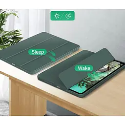 Чохол-книжка BeCover Tri Fold Soft TPU з кріпленням Apple Pencil для Apple iPad Pro 12.9 2020/2021/2022 Dark Green (711116) - мініатюра 8