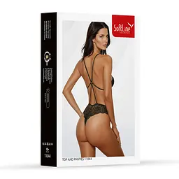 Комплект білизни SoftLine Collection 11044, L (чорний) - мініатюра 4