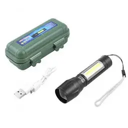 Ліхтар ручний POLICE 511-T6-450 lum USB вбудований акумулятор 300 метрів zoom (2766) - мініатюра 8