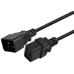 Кабель живлення C19 to C20 1.8m 1.5mm2 copper Vinga (VYPCC19201815CU) - мініатюра 3