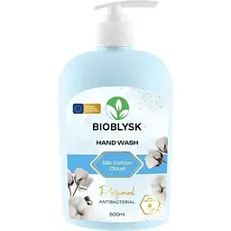 Крем-мило рідке BIOBLYSK 500мл парфумоване антибактеріальне “Silk Cotton Cloud”