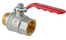 Кран кульовий ГШВ Koer Extreme KE.215-50 - 2" FM ручка "важіль" червона KR5755