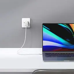 Мережевий зарядний пристрій Usams US-CC180 65W White (CC180TC02) [139635] - мініатюра 6