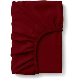 Простирадло Cosas на резинці з вареної бавовни 80х160 ruby, бордо (79WashedCottonBordo_80x160x20)