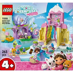 Конструктор LEGO Gabby's Dollhouse Гора солодощів і сад Кітті 263 деталі (11205) 