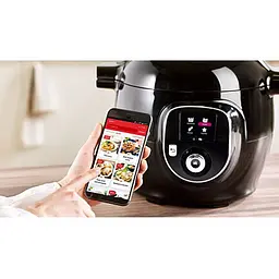 Мультиварка-скороварка Tefal Cook4me+ Connect 1600 Вт чорна (CY855830) - мініатюра 12