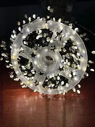 Гірлянда світлодіодна від мережі Роса Y25-22WW 19573 50 м 1500 LED теплий жовтий - мініатюра 3