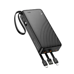 Зовнішній акумулятор HOCO J146A Night tide power bank with 4 cables(20000mAh) - мініатюра 2