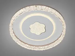 Стильна стельова LED люстра в коридор Diasha WG5157/B WH, Ø48 см, 85 W - мініатюра 2