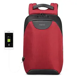 Рюкзак Tigernu T-B3611 15. 6" червоний - мініатюра 2